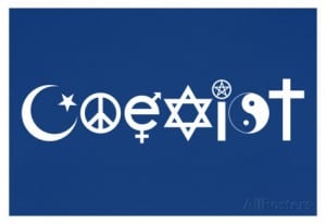 coexist-blue