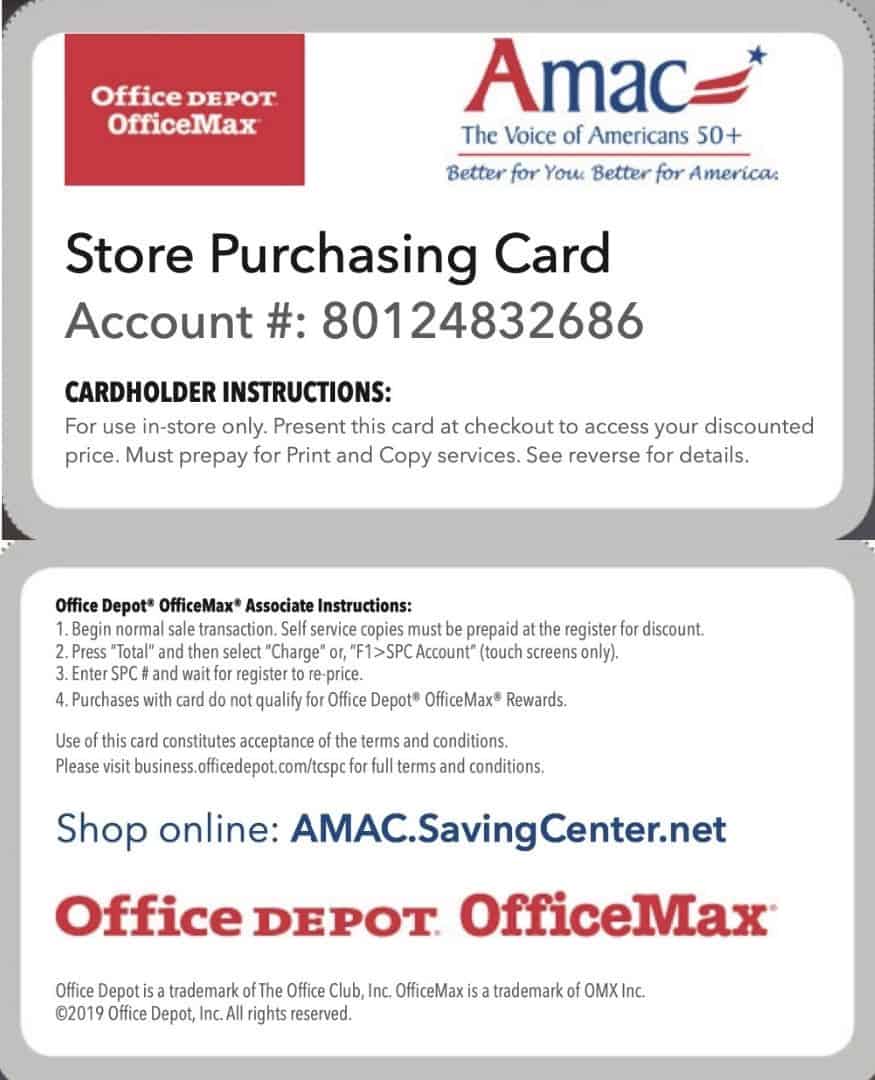Office Max Card 
